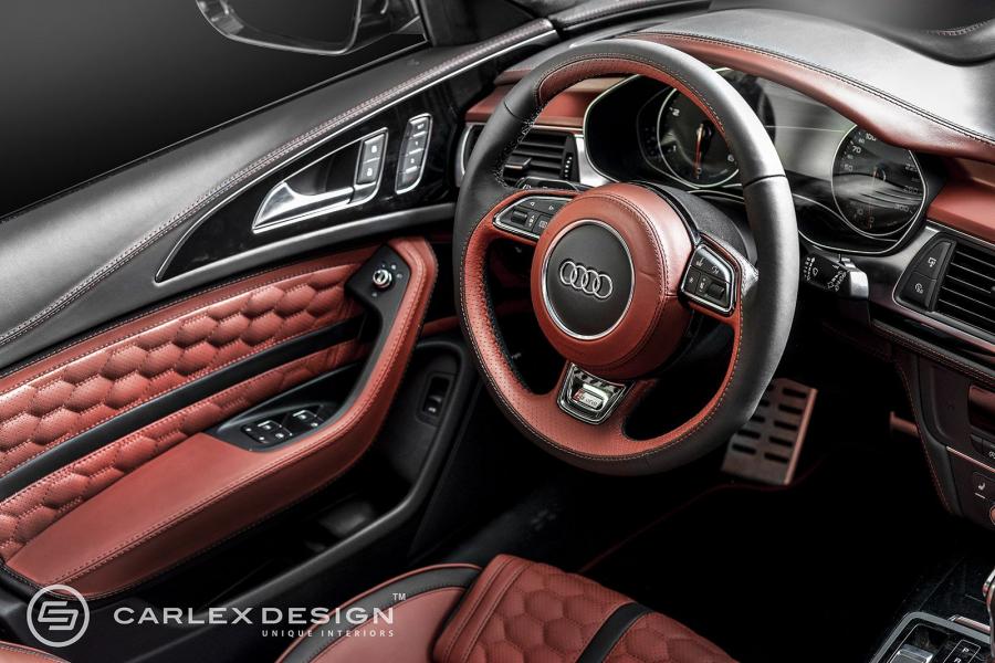 Интерьер Audi A6 Avant Honeycomb Interior by Carlex Design 2014 года  (фото 7 из 10)